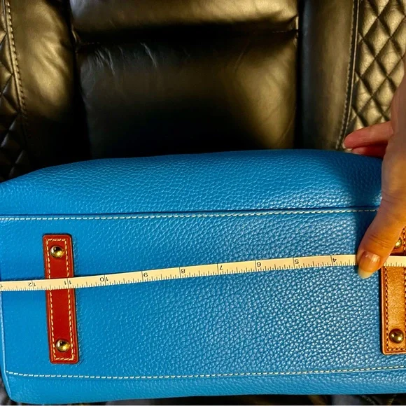 - Dooney & Bourke tote handbag Chelsea blue. Pebble l… - Picture 7 of 11